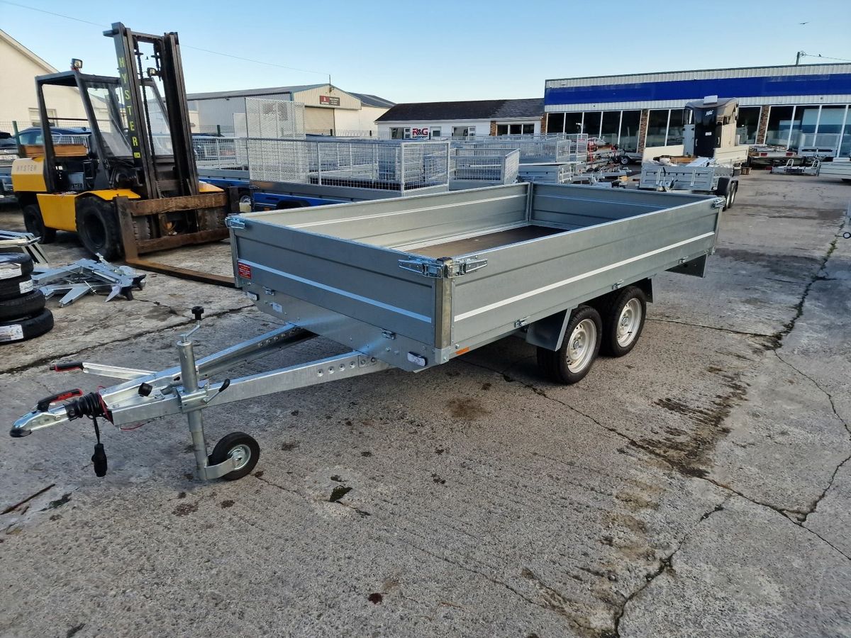 12 x 6 Braked Trailer with Dropsides
