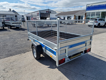 9 x 5 Single Axle Tiltbed Trailer with Mesh