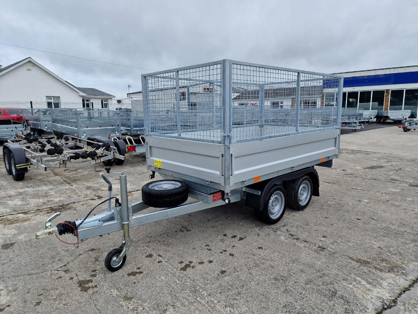 NEW 9 x 5 Tipper Trailer with Mesh