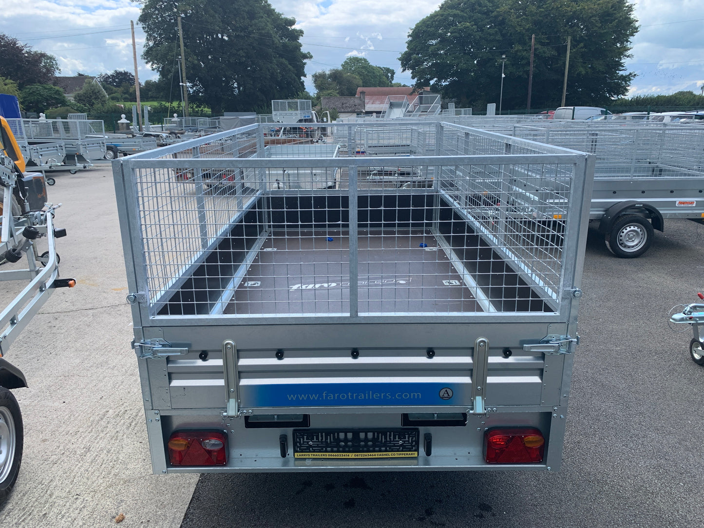 10 x 5 Dropside Trailer Braked with Mesh