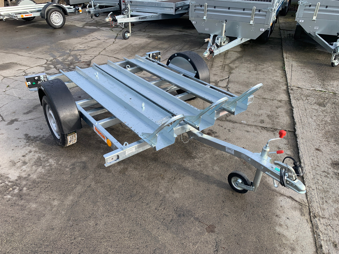 Motorcycle Trailer Suitable for 3 Bikes